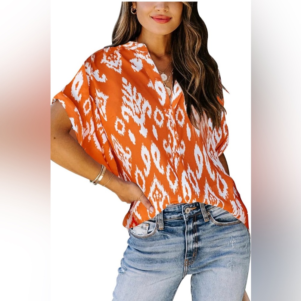 NEW Woman’s orange top size XXL